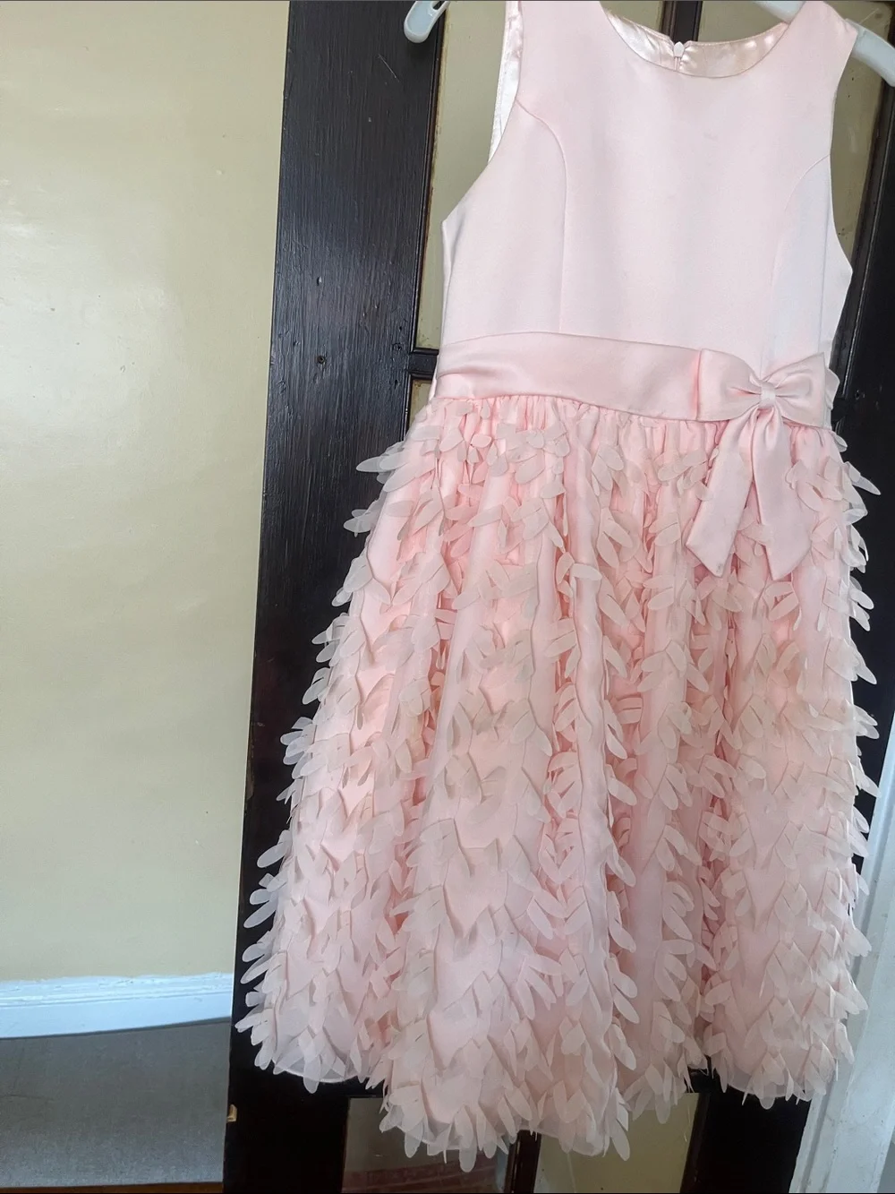 Girls' Blush Pink Petal-Trim Party! Church or any special occasion